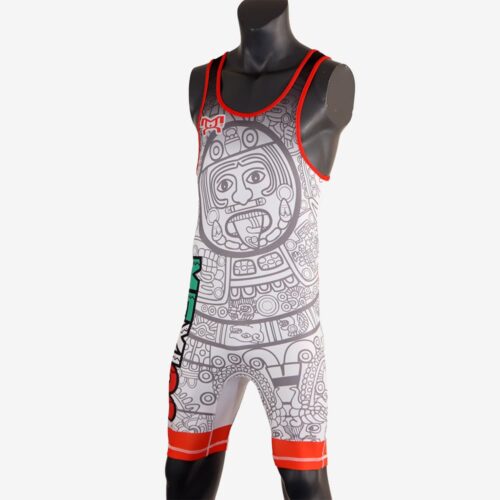 Mayan Calendar- Red Singlet - Image 4