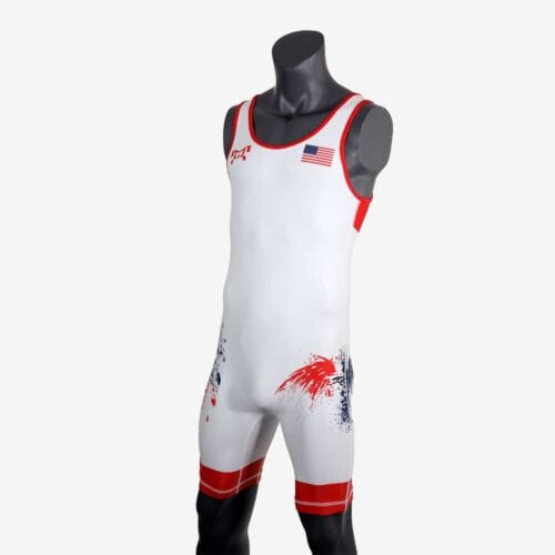 MyHouse USA Freestyle - White Singlet - Image 41