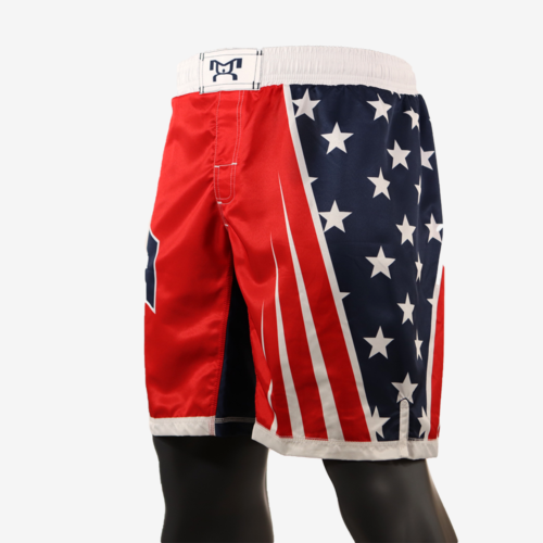 Red USA  Fully Sublimated Fight Shorts - Image 32