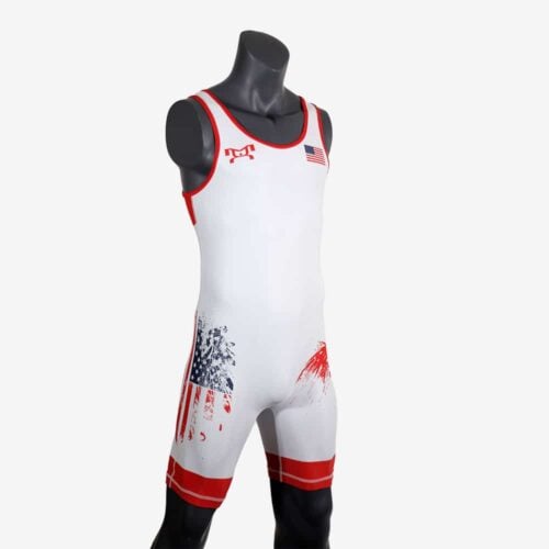 MyHouse USA Freestyle - White Singlet - Image 4