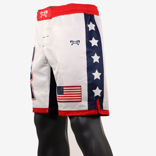 USA White Fully Sublimated Shorts with Stars - Image 29