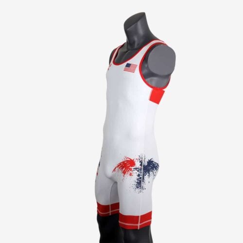 MyHouse USA Freestyle - White Singlet - Image 38