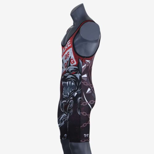Beware of Dog MyHOUSE Singlet - Red - Image 31