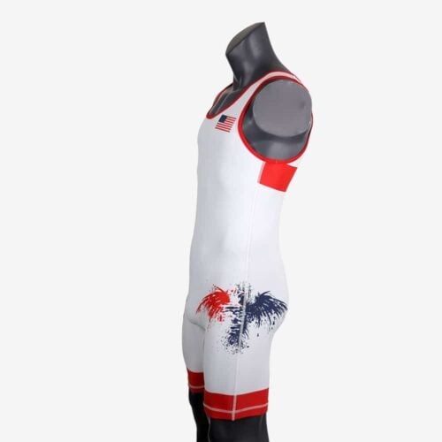 MyHouse USA Freestyle - White Singlet - Image 36