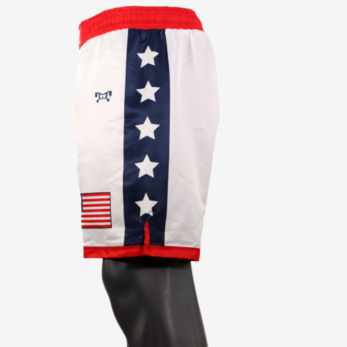 USA White Fully Sublimated Shorts with Stars - Image 25
