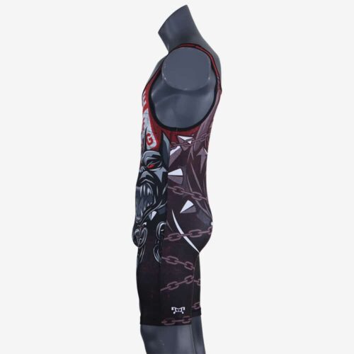 Beware of Dog MyHOUSE Singlet - Red - Image 29