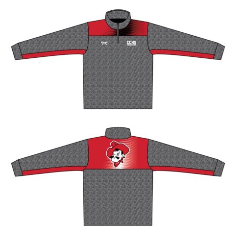 Cooper City Wrestling Custom Heathered Quarter Zip   (Heather fabric may vary in color & texture)