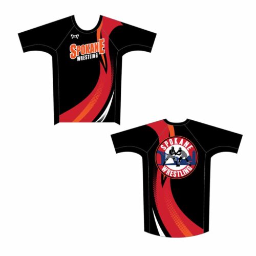 Spokane Wrestling Compression Shirt