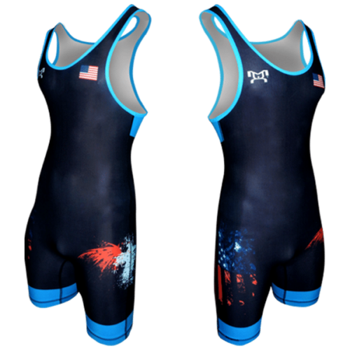 Pre-Order Customizable MyHouse USA Black Freestyle Singlet - Image 3