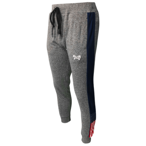 USA Freedom Joggers - Mens Heathered Box Stripe - Image 4