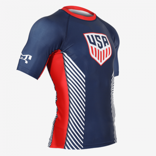 MyHouse USA Navy Compression Shirt - Image 3