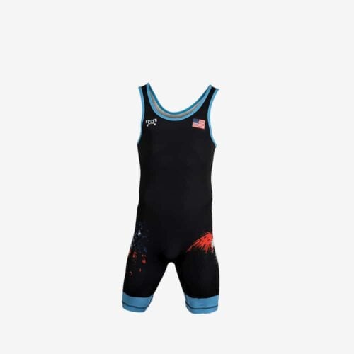 MyHOUSE USA Freestyle - Black Singlet