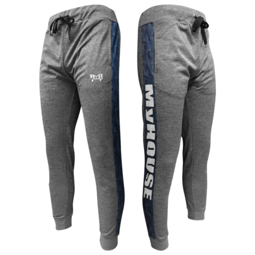 Blue City Joggers - Mens Heathered Box Stripe