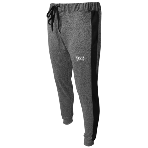 Mens Heathered Box Stripe Joggers - Image 4