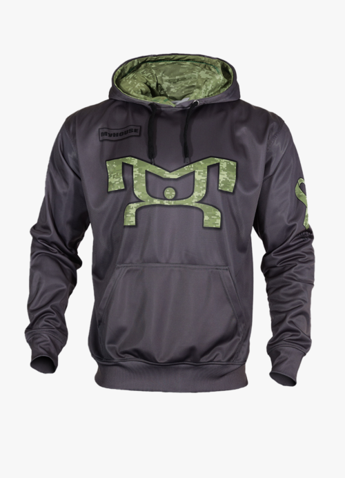 Salute the Troops Hoodie - Grey - Image 2