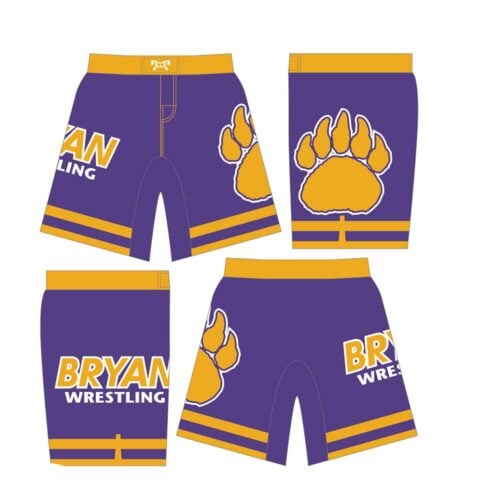 Bryan Wrestling Custom Wrestling Fight Shorts