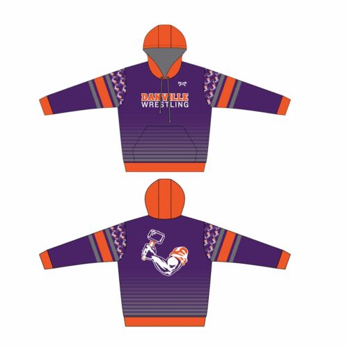 Danville HS Sublimated Purple Hoodie