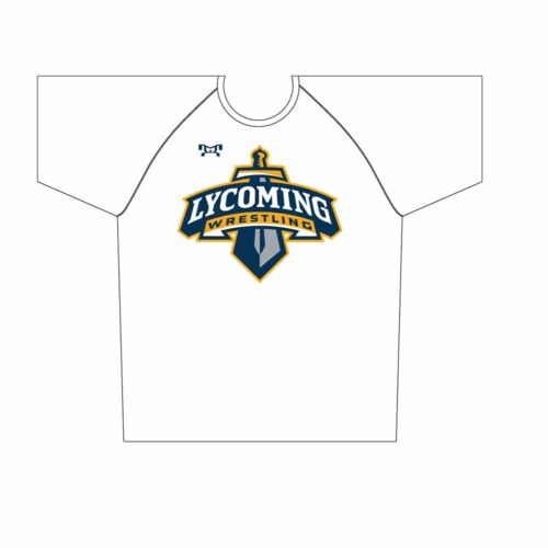 Lycoming College  Sublimated White Dri-Fit T-Shirt