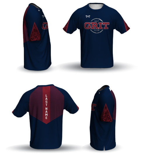Grit Mat Club  Sublimated  Blue Dri-Fit T-Shirt 2024