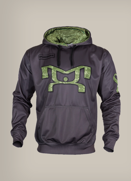 Salute the Troops Hoodie - Grey