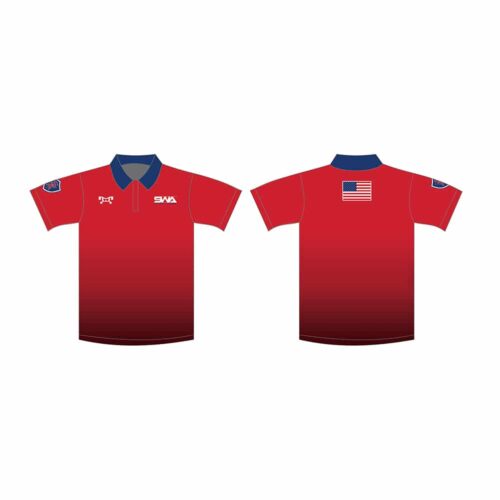 Smith Wrestling Academy Custom Red Polo Shirt