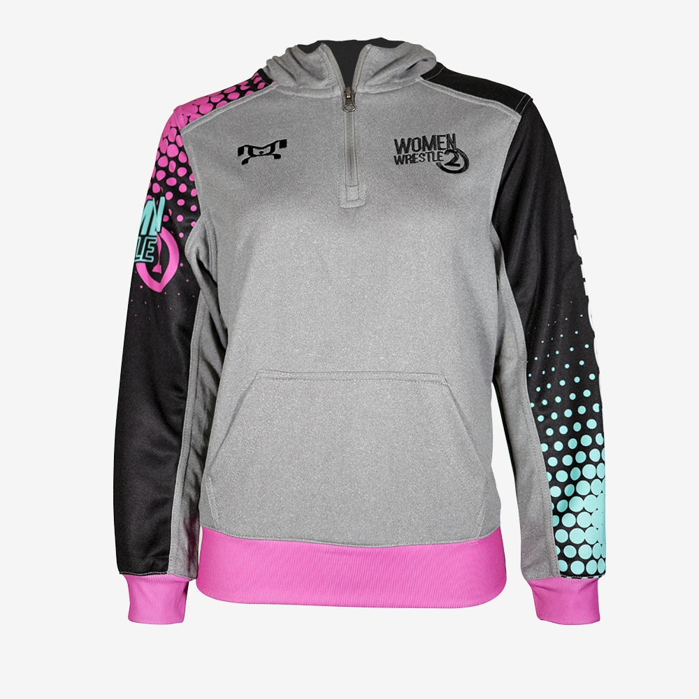 quarter zip hoodie women's