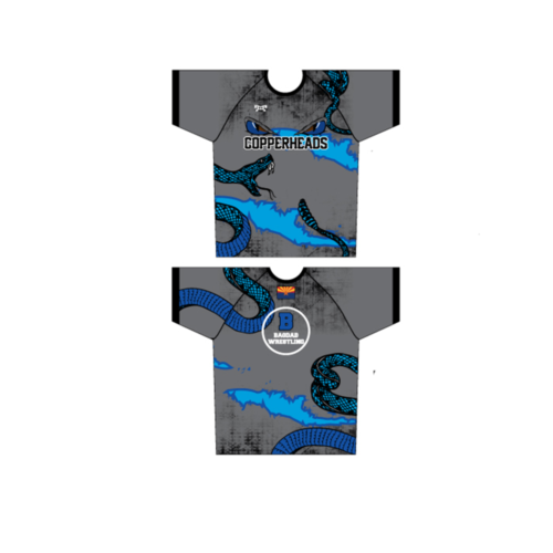 Bagdad Copperhead Wrestling Club Sublimated  Dri-Fit T-Shirt