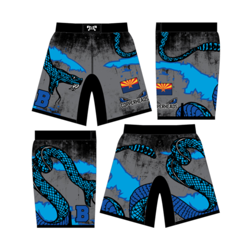 Bagdad Copperhead Wrestling Club Custom Fight Shorts