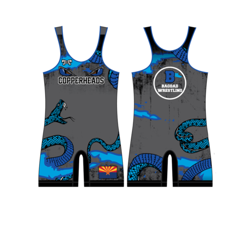 Bagdad Copperhead Wrestling Club Custom Men's Singlet