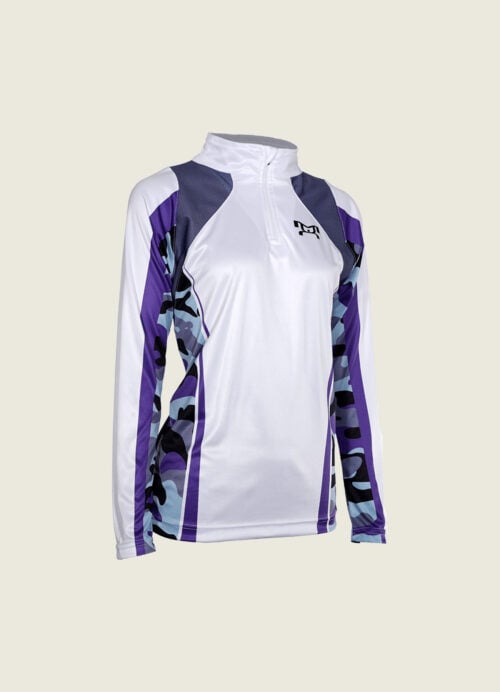 Women's Azure Camo Quarter-Zip