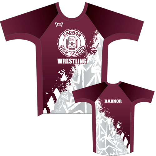 Radnor Wrestling Custom Grey Compression Shirt