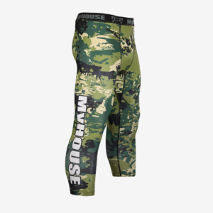 Mens Green Camo Leggings R