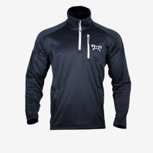 MyHouse Navy Embroidered logo Quarter Zip Pullover