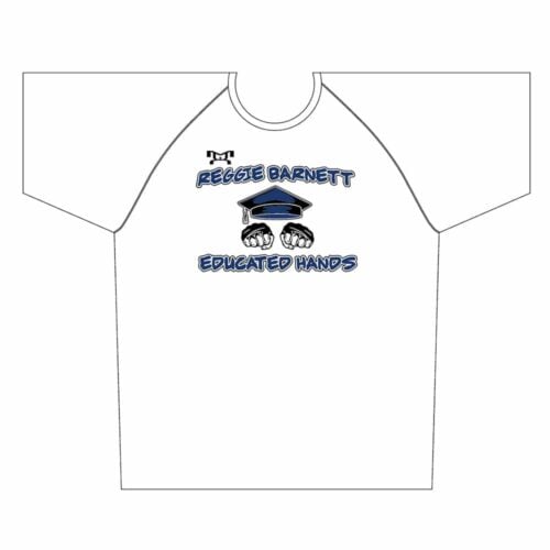 Reggie Barnett Jr. Educated Hands Spot Sublimated Dri-Fit T-Shirt