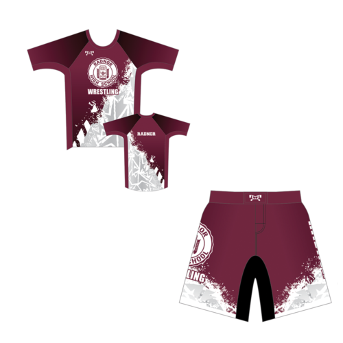 Radnor Wrestling Custom Men's Competition Fight Short Combo