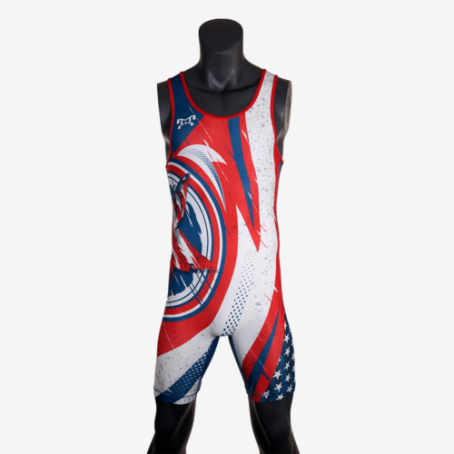 Men's Old Glory Singlet - Image 2