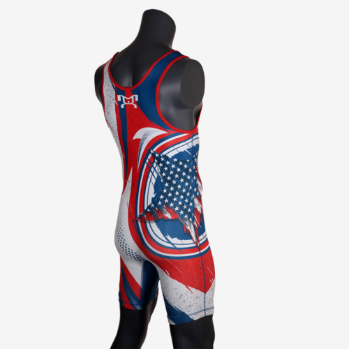 Men's Old Glory Singlet - Image 3