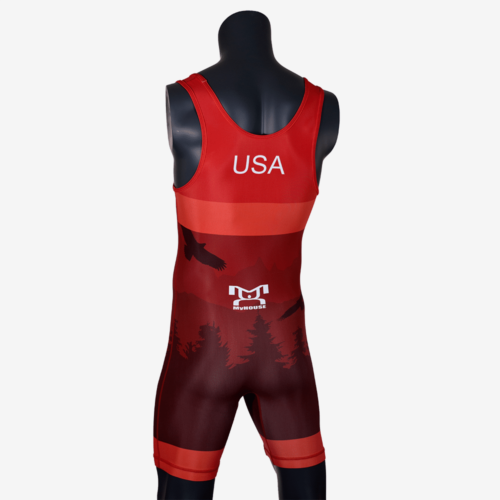 Men's Soaring Eagle Singlet - Red - Image 16