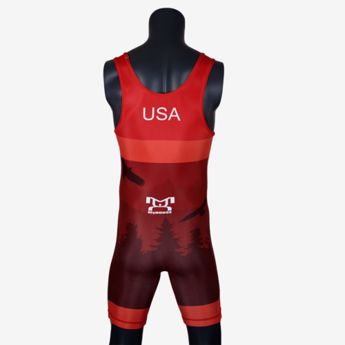 Men's Soaring Eagle Singlet - Red - Image 18