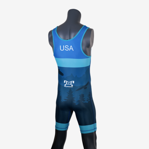 Men's Soaring Eagle Singlet - Blue - Image 18