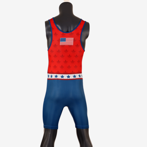 Men's 4th of July Singlet - Red - Image 3