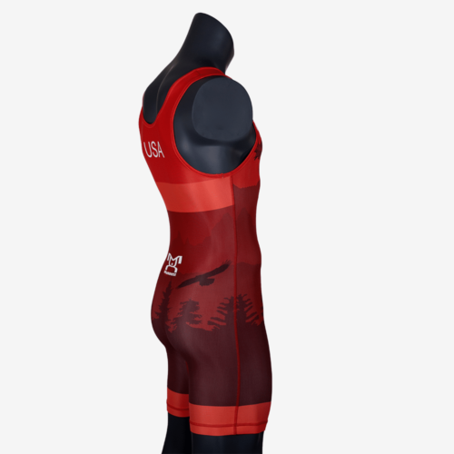 Men's Soaring Eagle Singlet - Red - Image 23