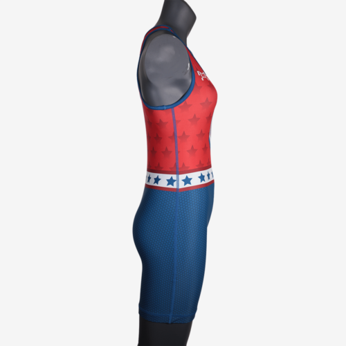 Women's 4th of July Singlet - Red - Image 4