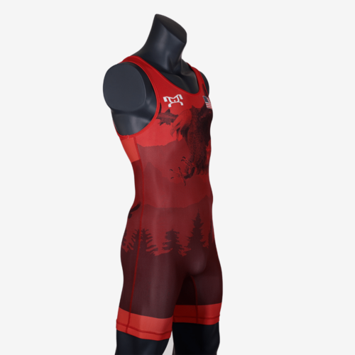 Men's Soaring Eagle Singlet - Red - Image 28