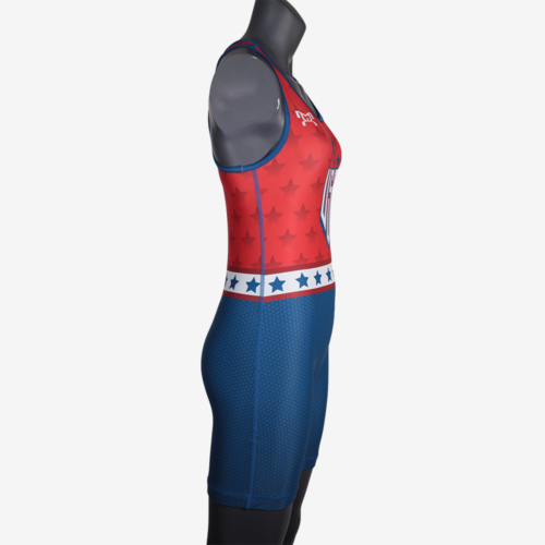 Women's 4th of July Singlet - Red - Image 3