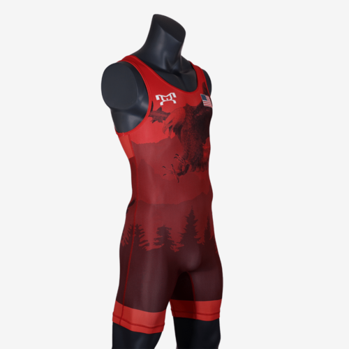 Men's Soaring Eagle Singlet - Red - Image 29