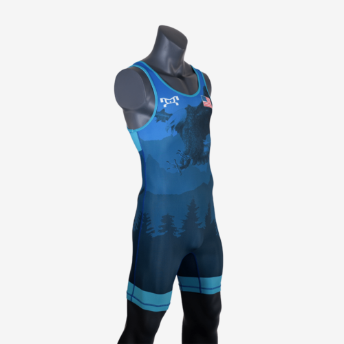 Men's Soaring Eagle Singlet - Blue - Image 25