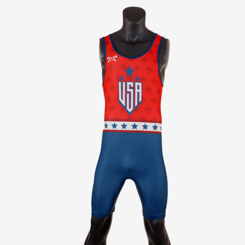 Men's 4th of July Singlet - Red - Image 2