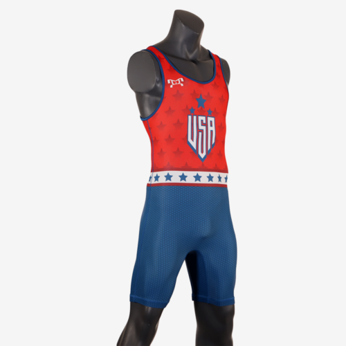 Men's 4th of July Singlet - Red - Image 7