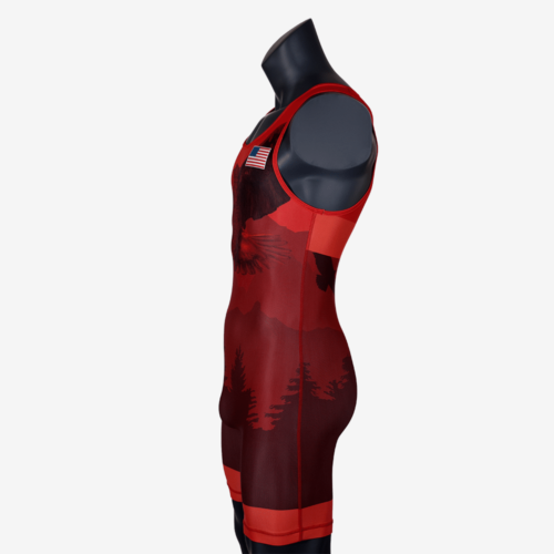 Men's Soaring Eagle Singlet - Red - Image 9